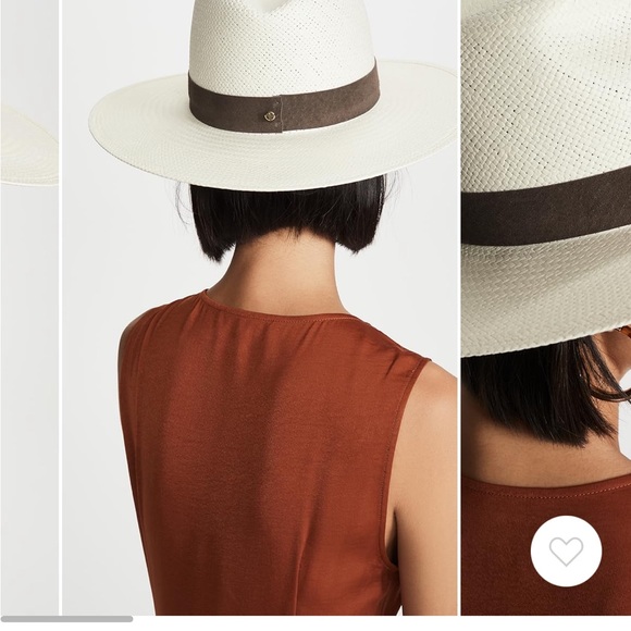 Janessa Leone Cream and Brown Fedora - Picture 6 of 9